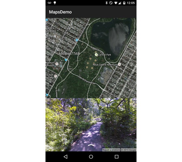 Street View location changed by onMapLongClickLatLng latLng