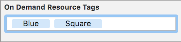 Blue Square tags