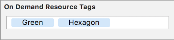 Green Hexagon tags