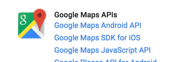 Google Maps API item
