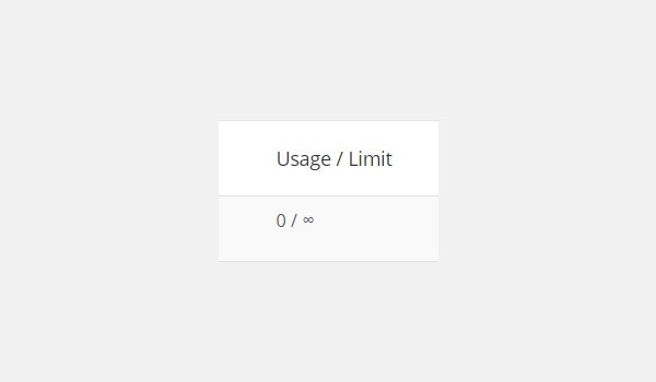 Usage  Limit