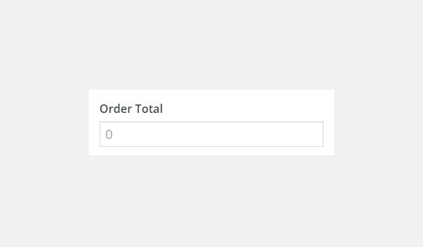 Order Total