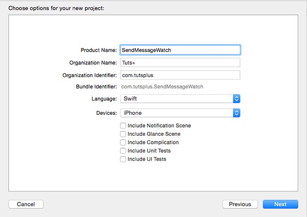 Creating the Xcode project