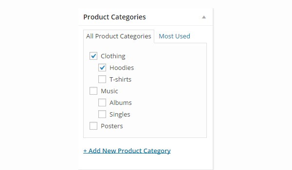 List of All Product Categories