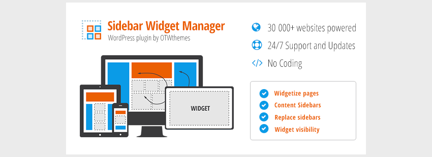 Sidebar  Widget Manager for WordPress