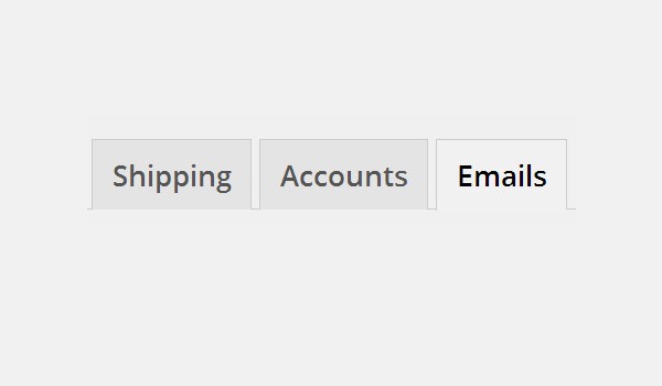 Emails Settings in WooCommerce