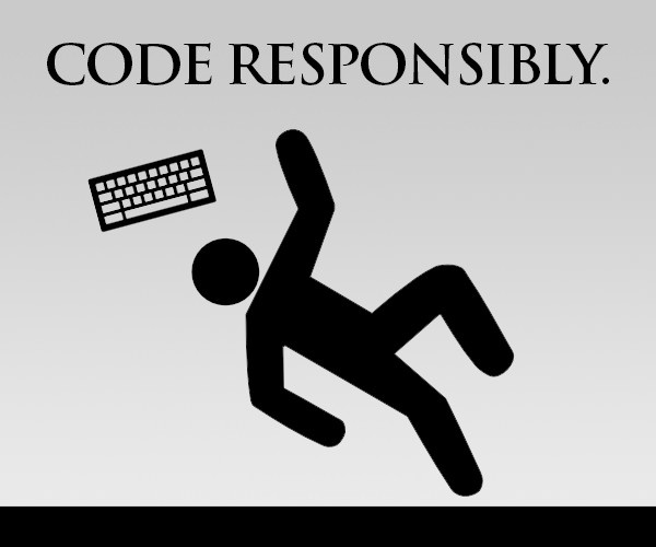 Code Responsibly sign