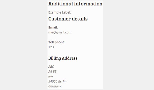 Only the Billing Address displayed on checkout page