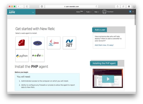 Get started with New Relic APM