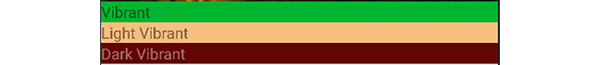Example of profile Swatch colors