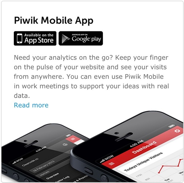 Piwik Offers a Mobile App