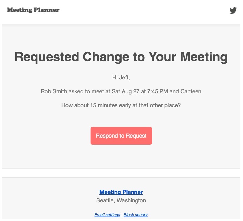 Build Your Startup Request Scheduling Changes - Email Notification of Requested Change