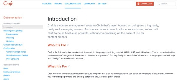 Craft CMS Documentation