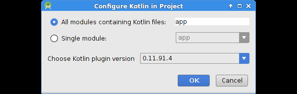 Configure Kotlin dialog
