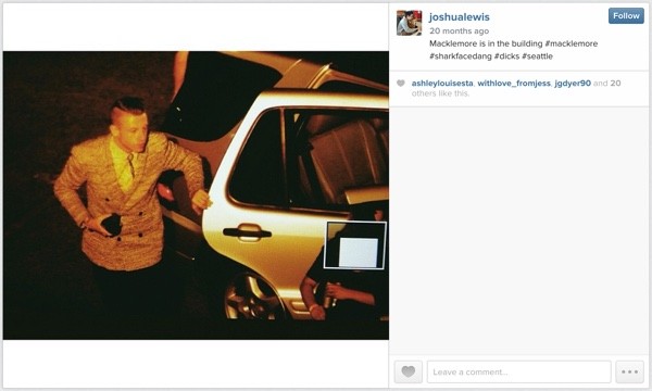 Macklemore Arrives Found with the Instagram API