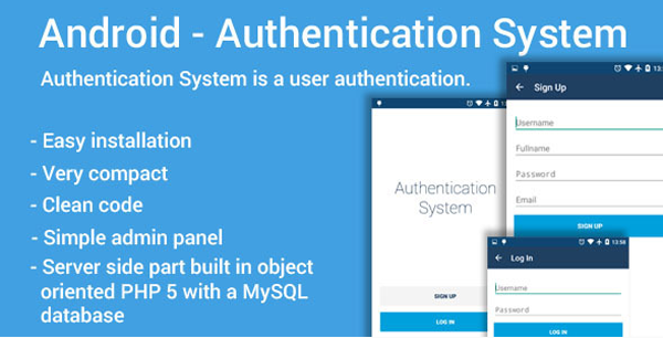 Android Authentication System on Envato Market
