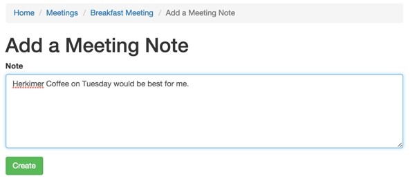 Add a Meeting Note