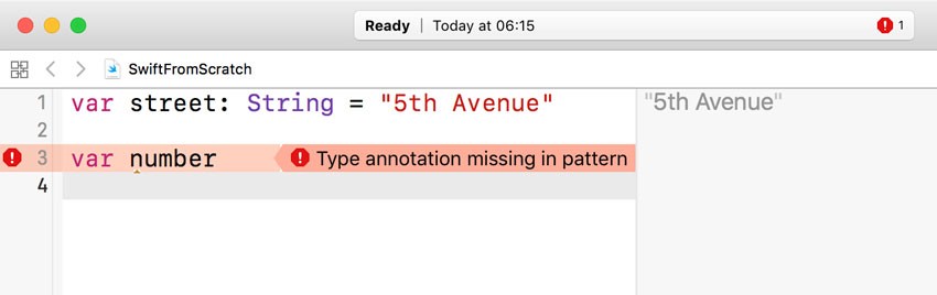 Type Annotation Missing In Pattern