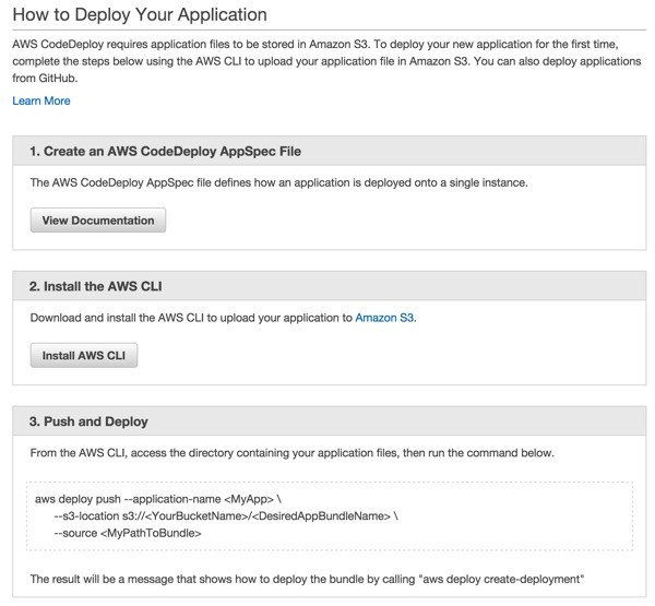 Codeship AWS Code Deploy How to Deploy Your Application