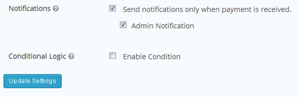 PayPal Admin Notification for Gravity Forms