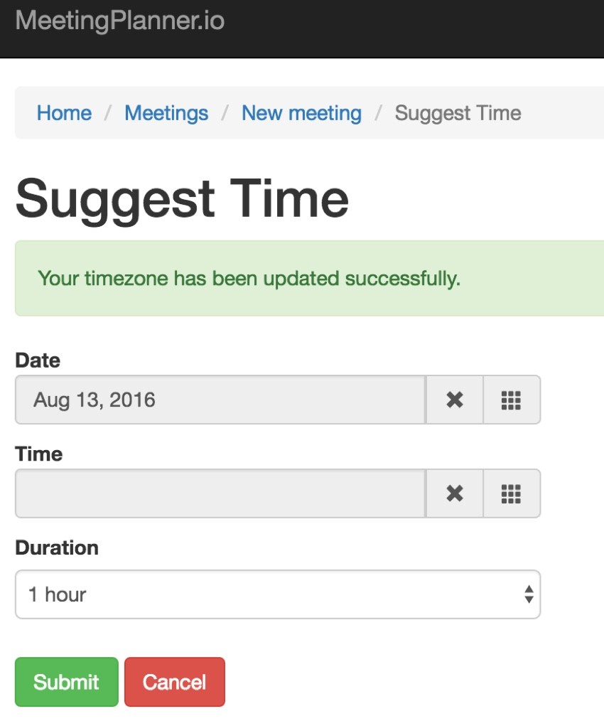Building Your Startup Timezone Detection - Your timezone has been updated successfully alert