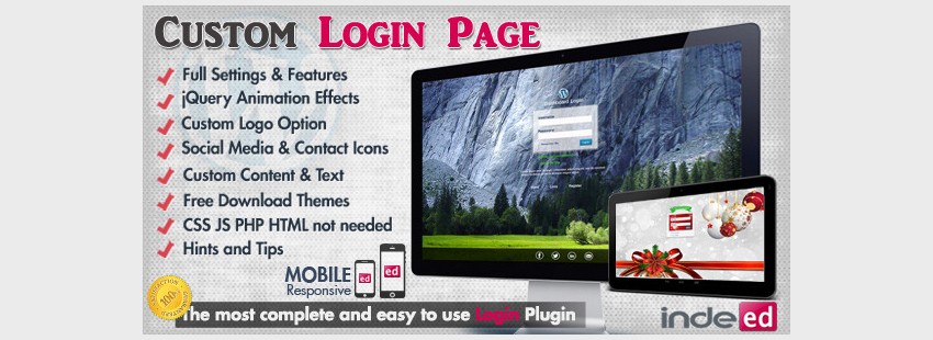 WordPress Custom Login Theme Page