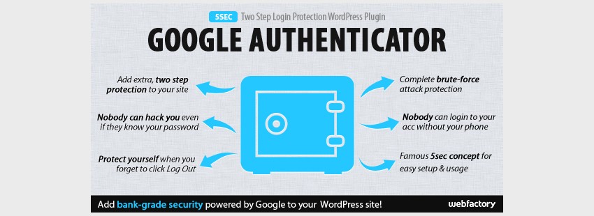 5sec Google Authenticator 2-Step Login Protection