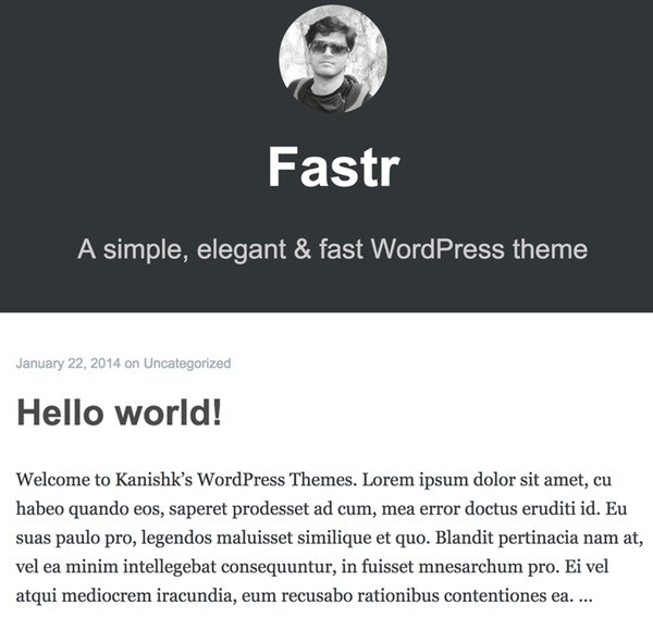 Fastr - a free open source WordPress theme like Mediumcom