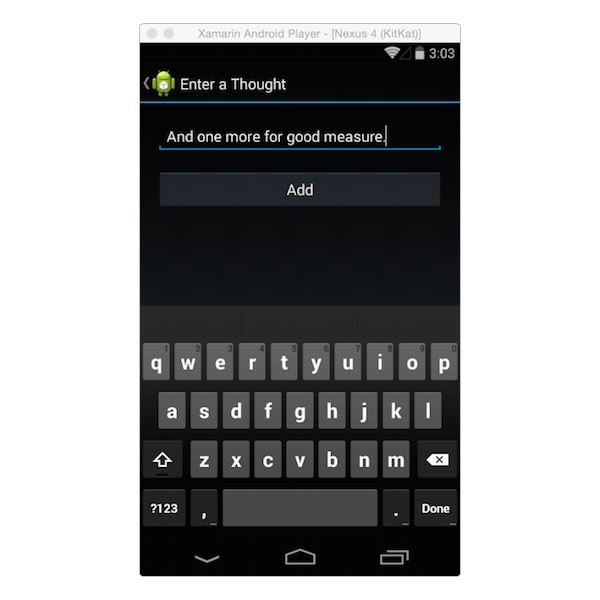 Adding thoughts on Android