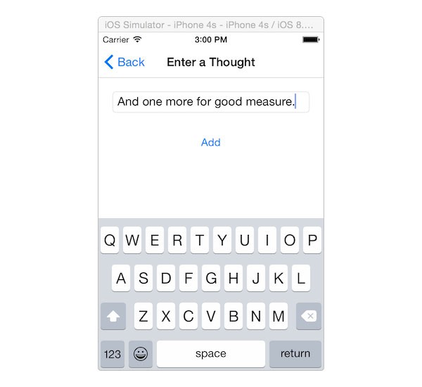 Adding thoughts on iOS