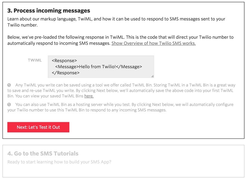 Building Startups Text and SMS - Twilio Incoming Messages