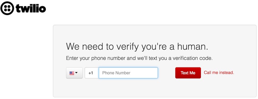 Building Startups Text and SMS - Twilio Verification