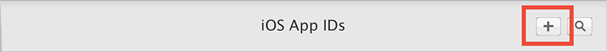 Add New iOS App ID