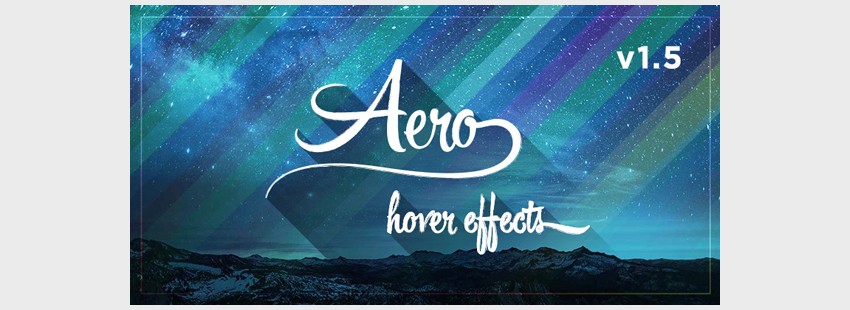 Aero - CSS3 Hover Effects