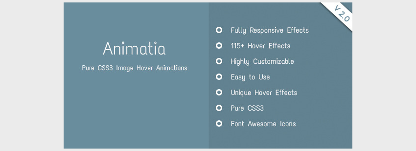 Animatia - CSS Image Hover Effects