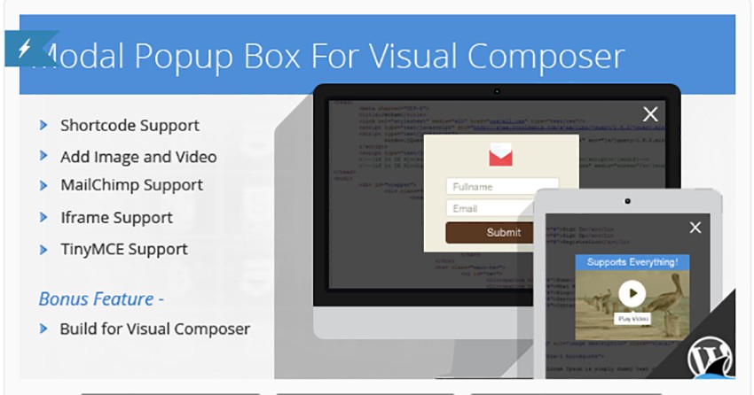 Modal Popup Box For Visual Composer