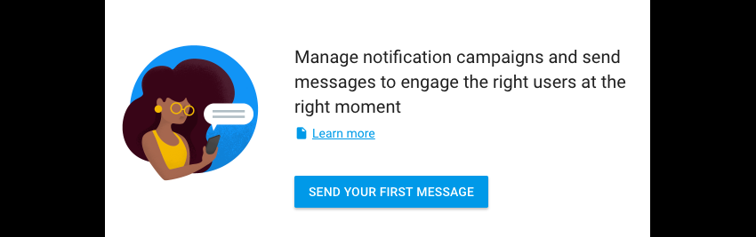Prompt before sending your first Firebase notification
