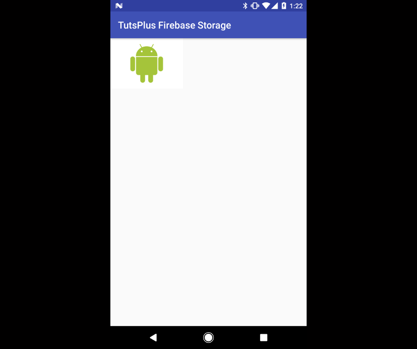 Image downloaded from Firebase storage displayed in app