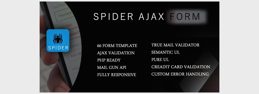 Spider - AJAXPHP 50 Form With jQuery Validation