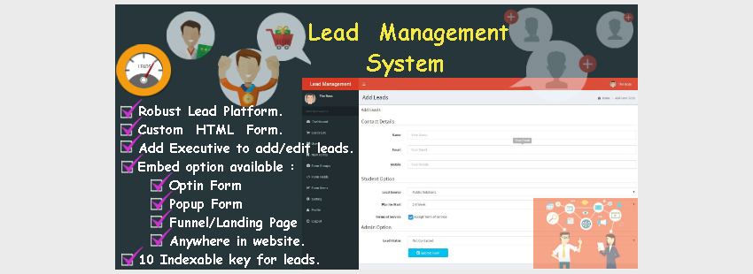 Lead Tracker or Contact with Advance Form Builder