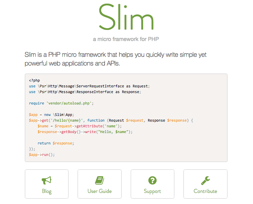 Slim PHP