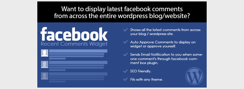 Facebook Recent Comments Widget for WordPress