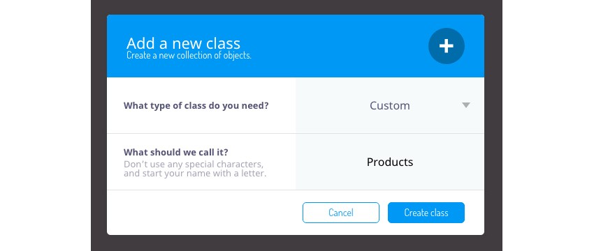Create a new Custom class