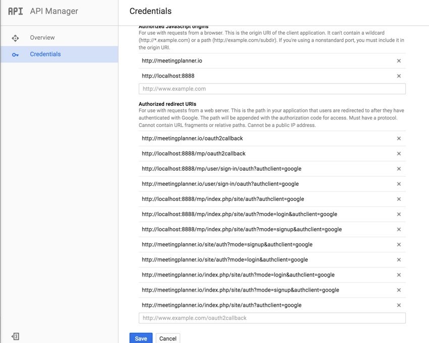 Building Your Startup OAuth - Google Dev App All Those URLs