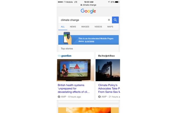 AMP for WordPress - AMPed Google Search Results on Mobile
