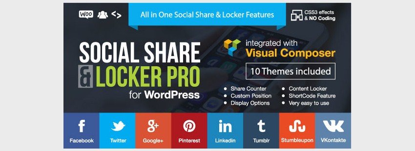 Social Share  Locker Pro WordPress Plugin