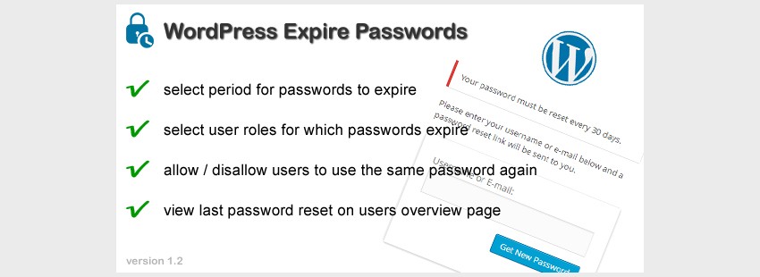 WordPress Expire Passwords