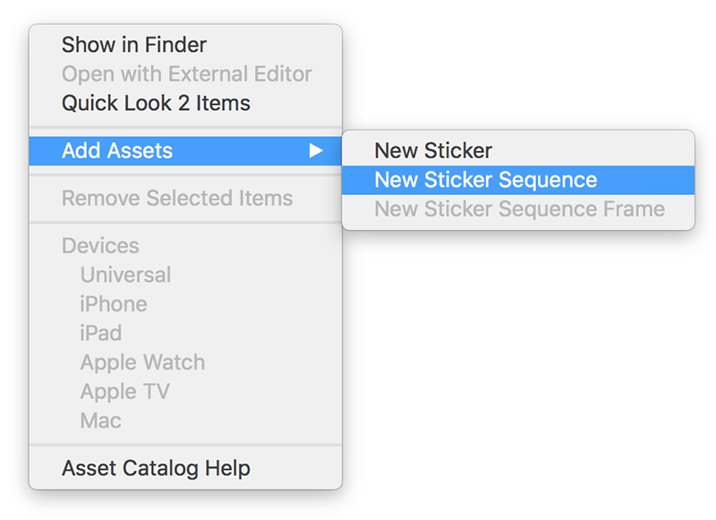 Sticker Sequence Creation