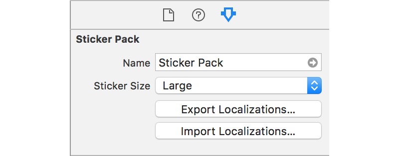 Sticker Pack Configuration