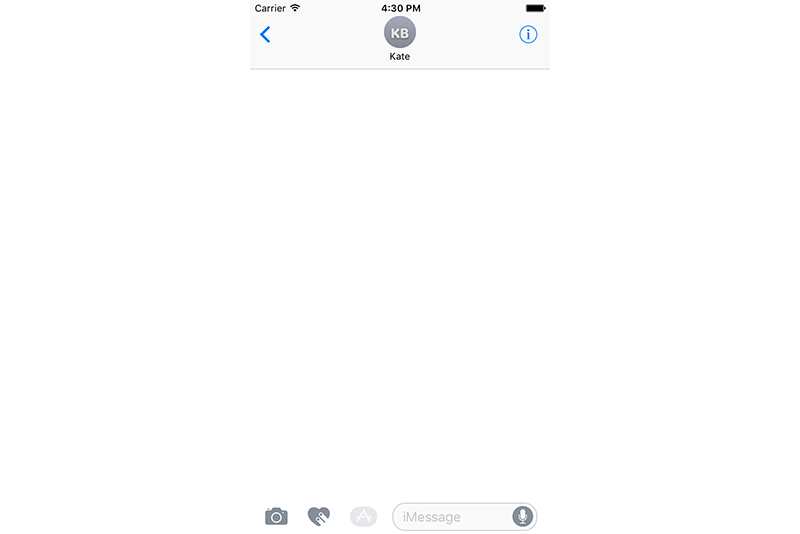 Accessing iMessage Apps